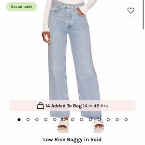 AGOLDE: Low Rise Baggy